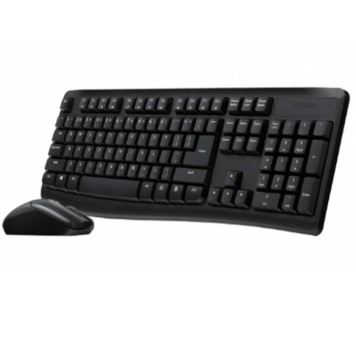 Rapoo X1800Pro Wireless Optical Mouse & Keyboard AR - Black Rapoo X1800Pro Wireless Optical Mouse & Keyboard AR - Black